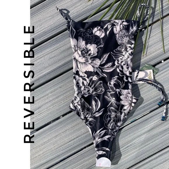 AGUA BENDITA - Kali Wats Reversible Cheeky One Piece Swimsuit - M - Picture 10 of 16